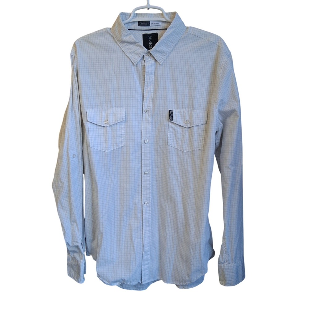 Billabong Casual Button Up Long sleeve Shirt Men's Large EUC